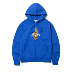 3D SUPER RABBIT HOODIE BLUE