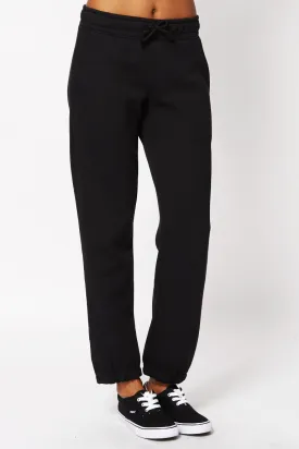 Black Soft Brushed Sweatpants