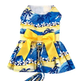 Catching Waves Dog Dress with Matching Leash