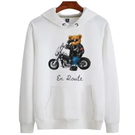 Eco-Friendly Biker Bear Hoodie