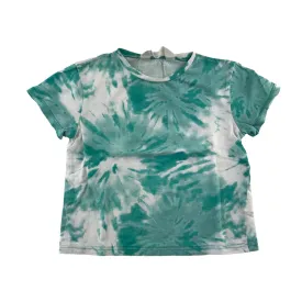 H&M t-shirt 5-6 years mint and white tie dye short sleeve