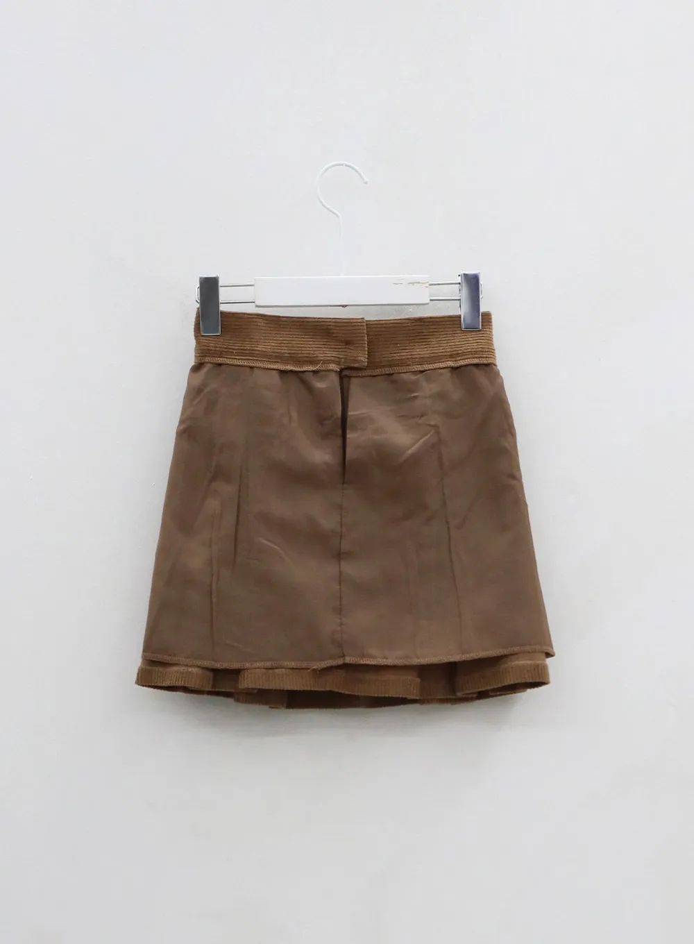 High Waist Pleated Mini Skirt BO12