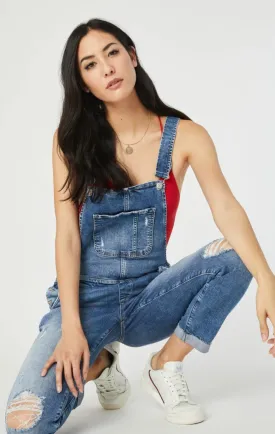 MAVI EDERA OVERALL USED RIPPED FRINGE VINTAGE