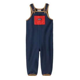 Patagonia - Baby Synchilla Fleece Overalls-New Navy w/Madder Red