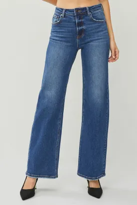 Risen Straight Jeans