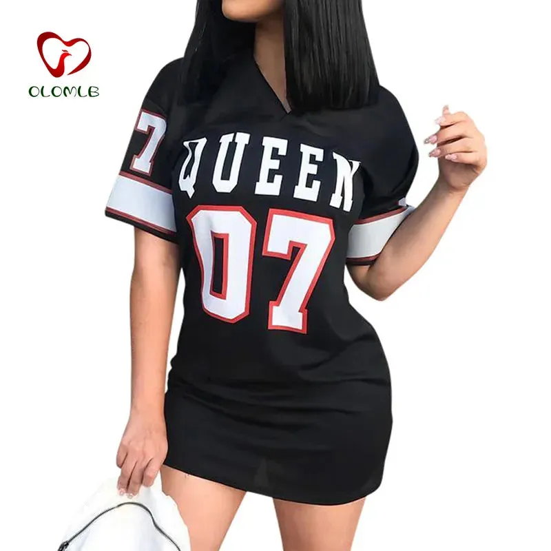 T Shirt Women Short Dress Mini Dress*