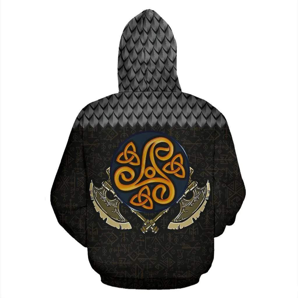 Viking Warrior Pullover Hoodie