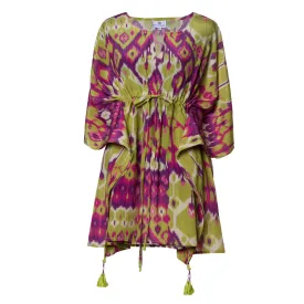 Viola Vita Short Italian Silk Kaftan