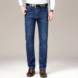 West Louis™ Business Fashion Stretch Straight Work Jeans