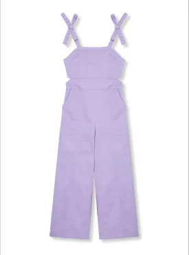 Wide Leg Cut Out Overalls